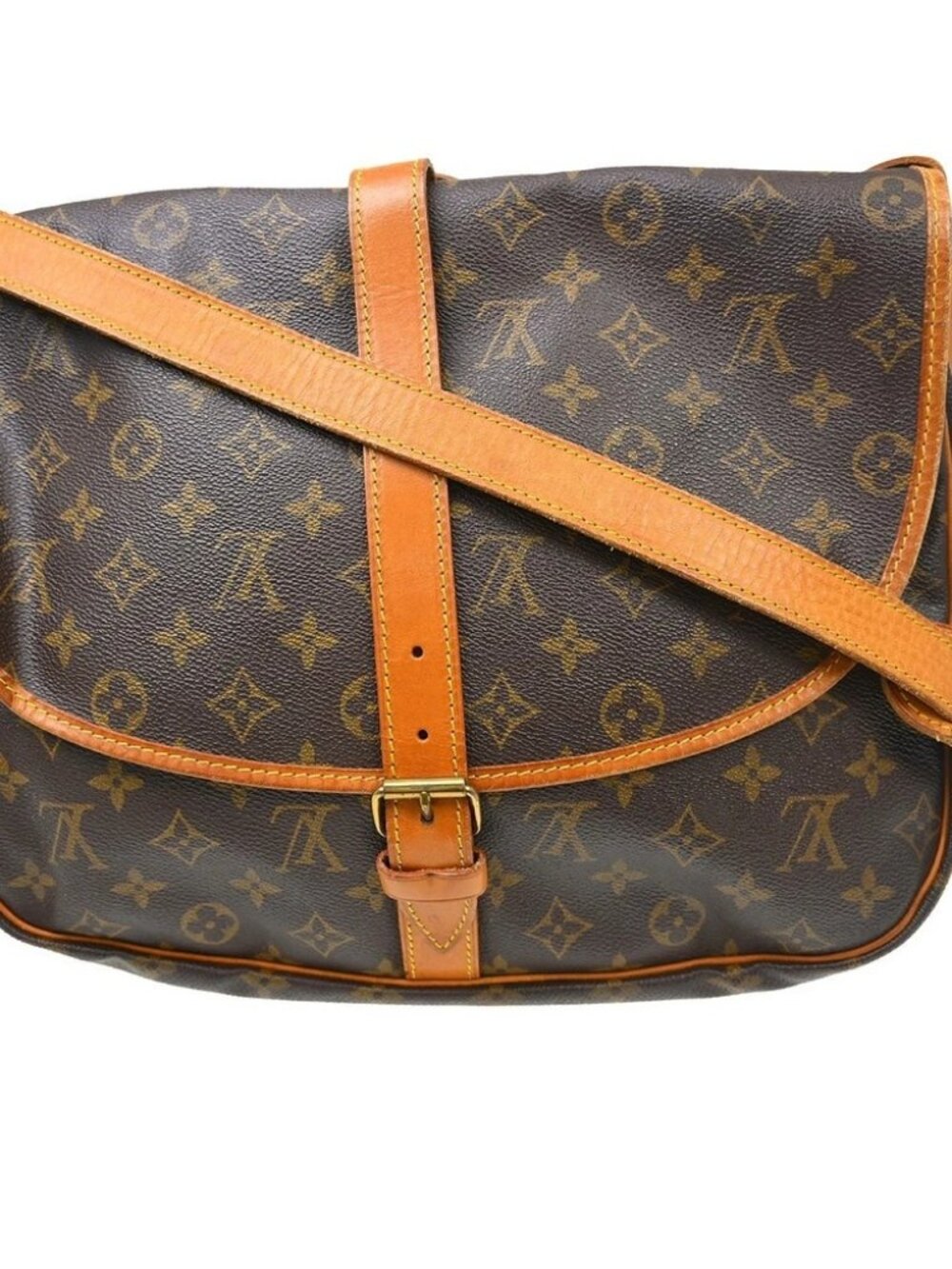 LOUIS VUITTON SAUMUR 35 SHOULDER BAG MONOGRAM - Picture 2 of 14